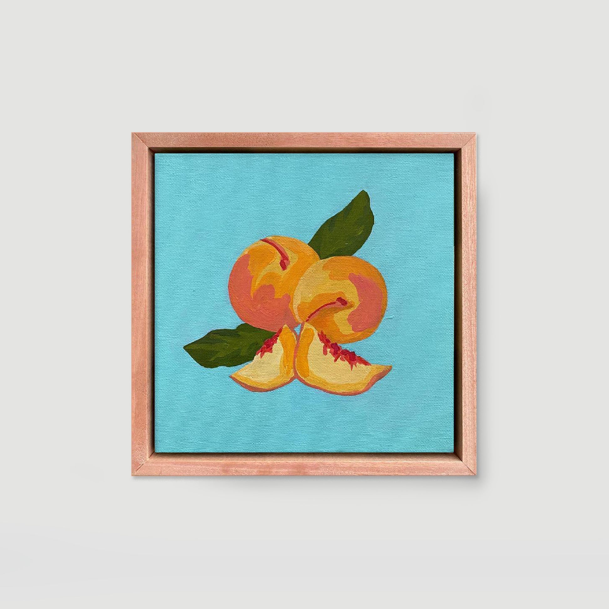 Peaches on Mint