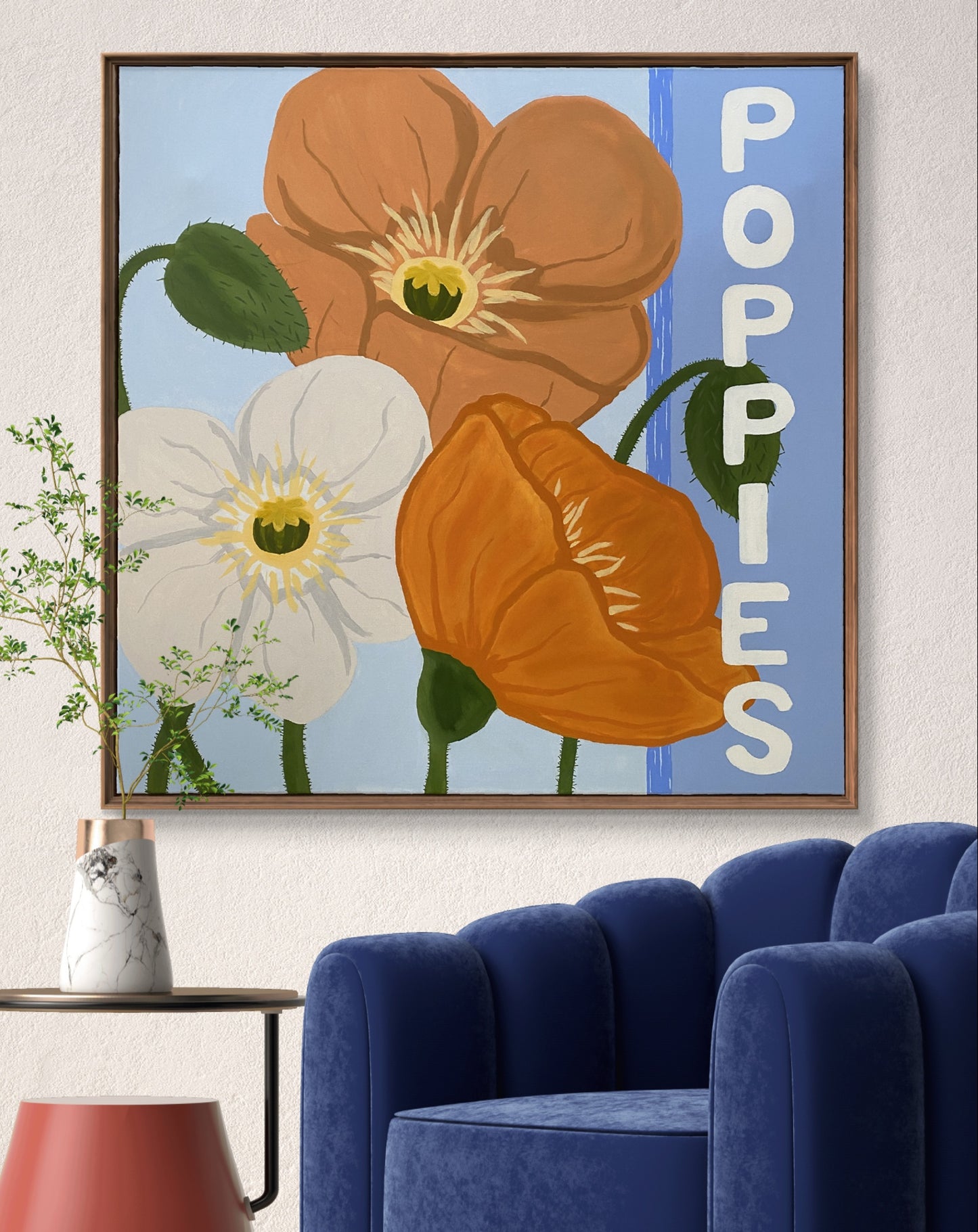 Sunrise Poppies Ltd Edt Canvas Print